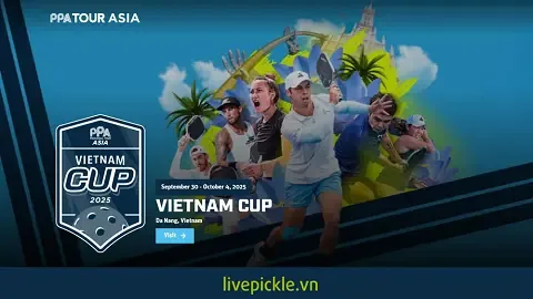 Ảnh đại diện bài PPA Tour Asia – Vietnam Cup 2025: Giải Pickleball lớn nhất Việt Nam tại Đà Nẵng