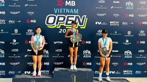 Nguyễn Quỳnh Anh – Tân Sinh Viên giành 3 huy chương tại MB Vietnam Open 2025